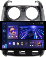 Магнитола для Renault Duster 1 2015-2020, Lada Largus 2021+ (мультируль/джойстик, рамка большая глянец) - Teyes CC3-2K монитор 13" 2K QLED на Android 10, ТОП процессор, CarPlay, 4G SIM-слот