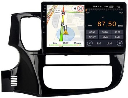 Магнитола для Mitsubishi Outlander 3 2012-2022 - Parafar PF230LUX2FHD на Android 13, 8-ядер, 2Гб+32Гб, CarPlay, 4G SIM-слот