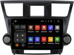 Магнитола для Toyota Highlander 2 2007-2013 XU40 - AIROC 2K RX-1122 Android 13, Быстрая, QLed+2K, CarPlay, SIM-слот (крутилки декоративные)