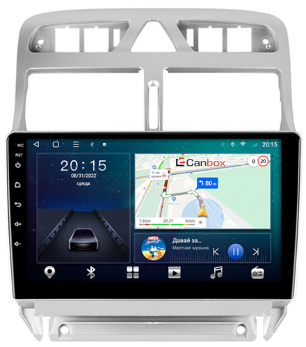 Магнитола для Peugeot 307 2001-2008 - CanBox 9188 Android 10, 8-ядер, SIM-слот