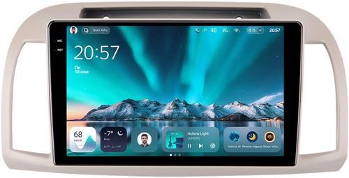 Магнитола для Nissan March K12 / Micra K12 / 2002-2010 - Teyes CC4 монитор 9.2" 2K QLED на Android 14, Быстрейшая, Snapdragon 680, DSP, CarPlay, 4G SIM-слот