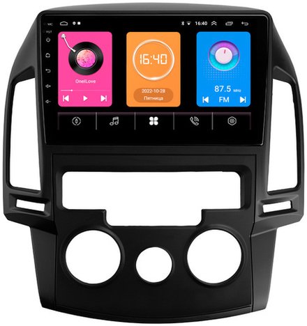 Магнитола для Hyundai i30 2007-2012 (кондиционер) -  GT9-9201 на Android 10, 2ГБ-16ГБ