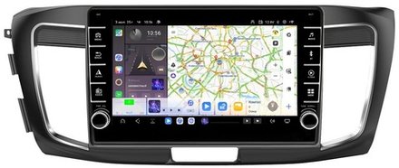 Магнитола для Honda Accord 9 2013-2015 (CR2) - Kuberg OL-1642 (кнопки и крутилки) Android 13, TS20, 6+128Гб, CarPlay, 4G SIM-слот
