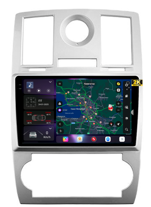Магнитола для Chrysler 300C 2004-2007 (дорестайл) - Redpower 85118 PRO/PROmax ТОП звук, 2K QLED, Android 14, CarPlay, 4G SIM-слот