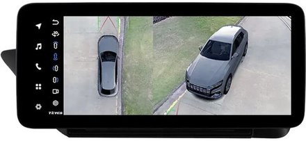 Магнитола для Lexus ES200, ES250, ES300h, ES350 2012-2018 (джойстик-мышь) - Teyes LUX ONE 360 монитор 12.3" 2K QLED на Android 10, 6/128Гб, CarPlay, 4G SIM-слот, 4 камеры в комплекте