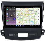 Магнитола для Mitsubishi Outlander XL, Peugeot 4007, Citroen C-Crosser - Kuberg OL-9636 QLed, Android 13, TS20, CarPlay, SIM-слот