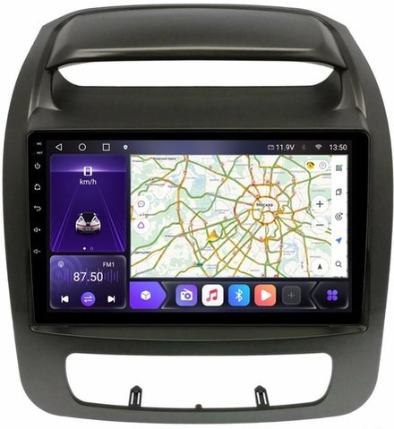 Магнитола для KIA Sorento 2 XM 2012-2020 c экраном климата снизу - Kuberg OL-9794-1 Android 12, TS10, CarPlay, 4G SIM-слот