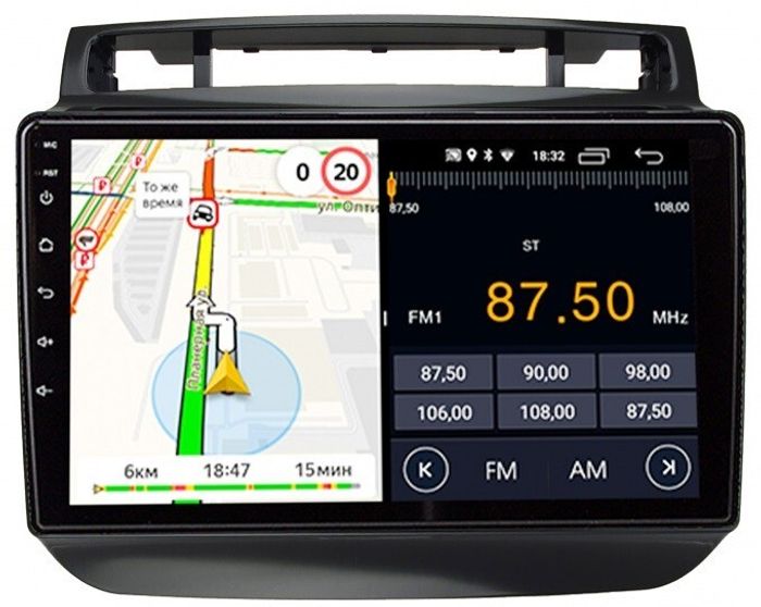 Магнитола для VW Touareg 2010-2018 (RCD550) - Parafar PF048FHD на Android 13, 8-ядер, 2Гб+32Гб, CarPlay, 4G SIM-слот