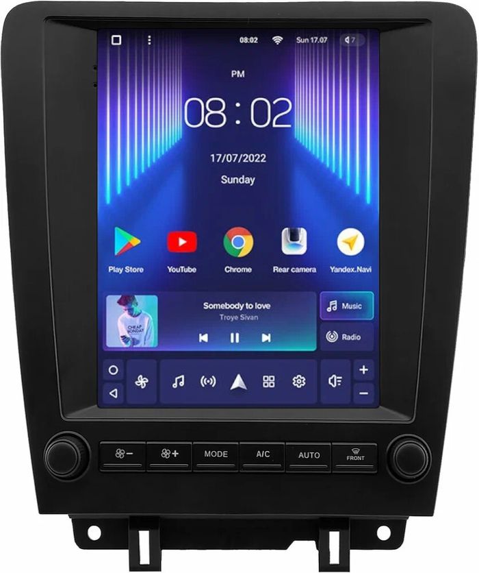 Магнитола для Ford Mustang 2009-2013 - Teyes TPRO 2 монитор 9.7" QLED в стиле "Тесла" на Android 10, TS10, 4G SIM-слот