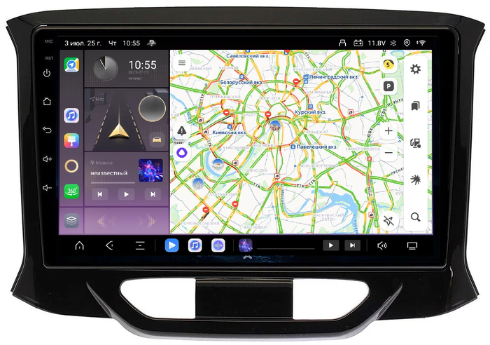 Магнитола для Lada Xray 2016+ - Kuberg QLed, Android 13, Быстрейшая, CarPlay, SIM-слот
