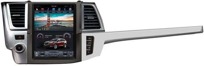 Магнитола для Toyota Highlander 3 2014-2020 - Kuberg ZF-1207-DSP ("Тесла-Стиль") на Android 9, 6-ТУРБО ядер, 4ГБ-64ГБ