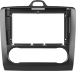 Магнитола для Ford Focus 2 2004-2011 (климат, рамка черная) - Teyes CC3-2K монитор 13" 2K QLED, Android 10, Быстрая, 4G SIM-слот, CarPlay