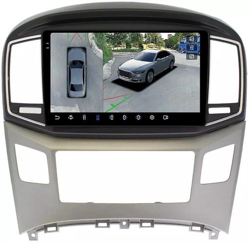 Магнитола для Hyundai H1 2015-2022 - FarCar BX586M-360 монитор 9.5" 2K QLED на Android 13, 6Гб+128Гб, CarPlay, 4G SIM-слот, 4 камеры в комплекте