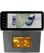 Магнитола для Opel Antara 2006-2015 (перенос БК вниз, серая) - Teyes LUX ONE 360 монитор 12.3" 2K QLED на Android 10, Быстрая, CarPlay, 4G SIM-слот, 4 камеры в комплекте