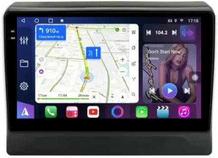 Магнитола для Mitsubishi Delica D5 2019+ - FarCar 9633 монитор 10.36" QLED на Android 14, TS18, CarPlay, 4G SIM-слот