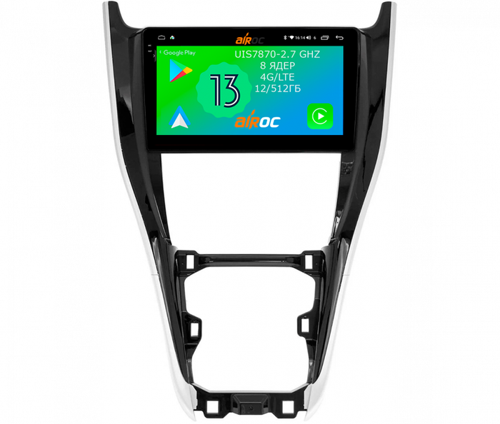 Магнитола для Toyota Harrier XU60 2013-2017 - Airoc 2K AU-1125 Android 13, TS20, 12/512Гб, SIM-слот