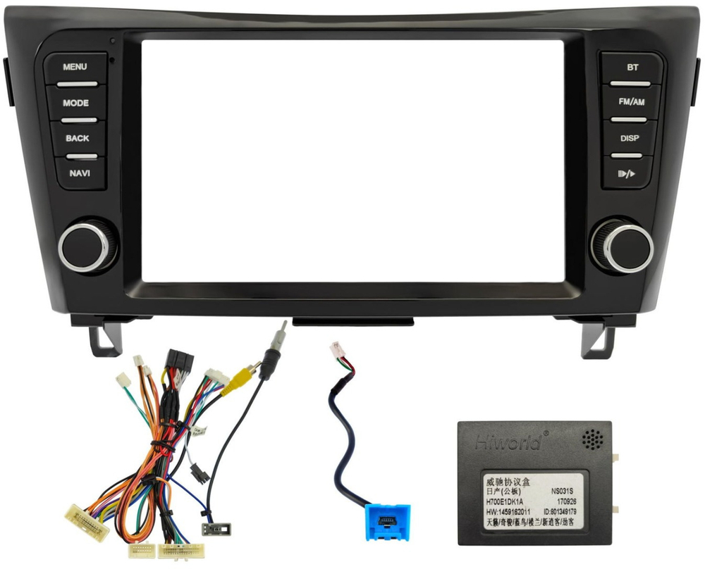 Магнитола для Nissan X-Trail T32, Qashqai J11 2014-2022 (без штатного 360, рамка тип 3) - FarCar BM9-7015F3 монитор 9.5" QLED на Android 14, TS10, 4+32Гб, CarPlay, 4G SIM-слот