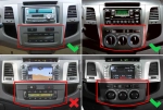Магнитола для Toyota HiLux 7 2011-2015 - Kuberg монитор 12.3" в стиле MERCEDES на Android 11, CarPlay, 4G SIM-слот