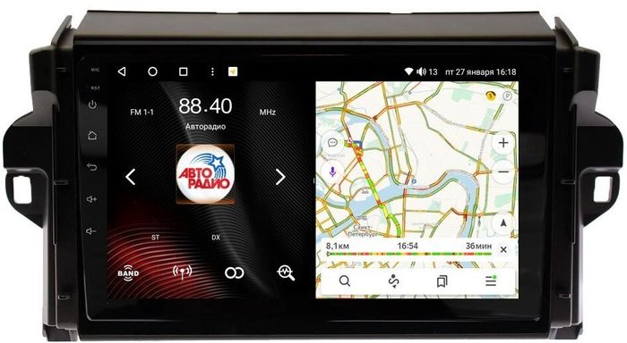Магнитола для Toyota Fortuner 2015-2022 - Vaycar VA77-0589 на Android 13, 8-ядер, 2Гб-32Гб, 4G SIM-слот