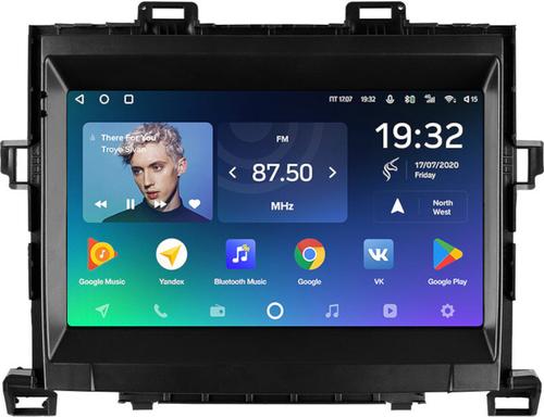 Магнитола для Toyota Alphard H20, Vellfire 2008-2014 (менее 10 динамиков) - Teyes CC2 PLUS на Android 10, ТОП процессор, 4Гб+64Гб, 4G SIM-слот