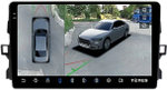 Магнитола для Toyota Auris E150 2006-2012 - Teyes CC3-2K-360 на Android 10, 2K QLED, 6Гб+128Гб, CarPlay, 4G SIM-слот, 4 камеры в комплекте