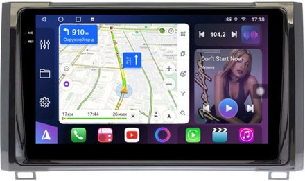Магнитола для Toyota Tundra 2 2013-2022 - FarCar BM9-8299 монитор 9.5" QLED на Android 14, TS10, 4+32Гб, CarPlay, 4G SIM-слот