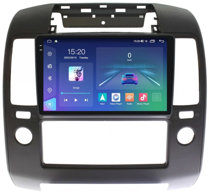 Магнитола для Nissan Navara D40 2004-2014 (кондиционер) - Parafar PF900RN2K на Android 13, QLED+2K, ТОП процессор, 4Гб+32Гб, CarPlay, 4G SIM-слот