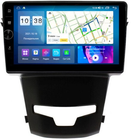 Магнитола для SsangYong Actyon II 2013-2021 - Parafar PF355LHDAV на Android 12, ТОП процессор, 3Гб+32Гб, CarPlay, 4G SIM-слот