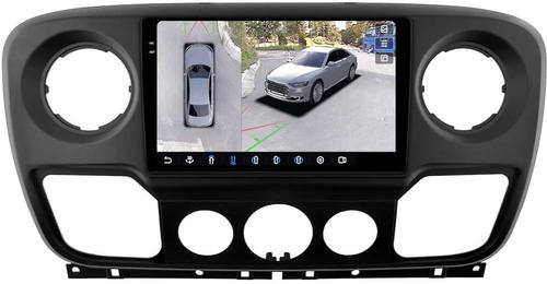 Магнитола для Renault Master 2010-2019 - FarCar BX10-360-9592F2 монитор 10.36" 2K QLED на Android 13, 6Гб+128Гб, CarPlay, 4G SIM-слот, 4 камеры в комплекте
