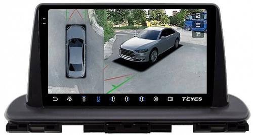 Магнитола для KIA Cerato 4 2018+ - Teyes CC3-2K-360 на Android 10, 2K QLED, 6Гб+128Гб, CarPlay, 4G SIM-слот, 4 камеры в комплекте