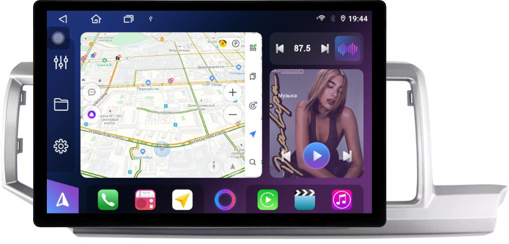 Магнитола для Honda Stepwgn 4 2009-2015 (правый руль) - FarCar BX877 монитор 13" 2K QLED на Android 13, TS10, 6+128, CarPlay, 4G SIM-слот