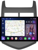 Магнитола для Chevrolet Aveo 2 2012-2015 - FarCar BX877 монитор 13" 2K QLED на Android 13, Быстрая, CarPlay, 4G SIM-слот