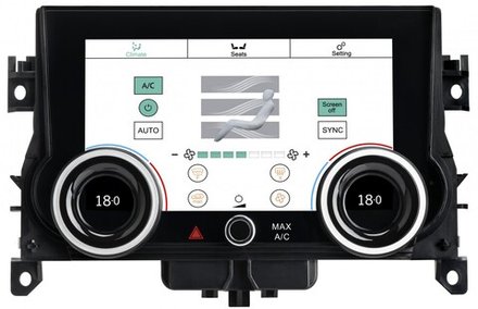 Сенсорная панель климата Range Rover Evoque 2011-2018 - Kuberg ZF-2008 с 7" экраном LCD/ЖК