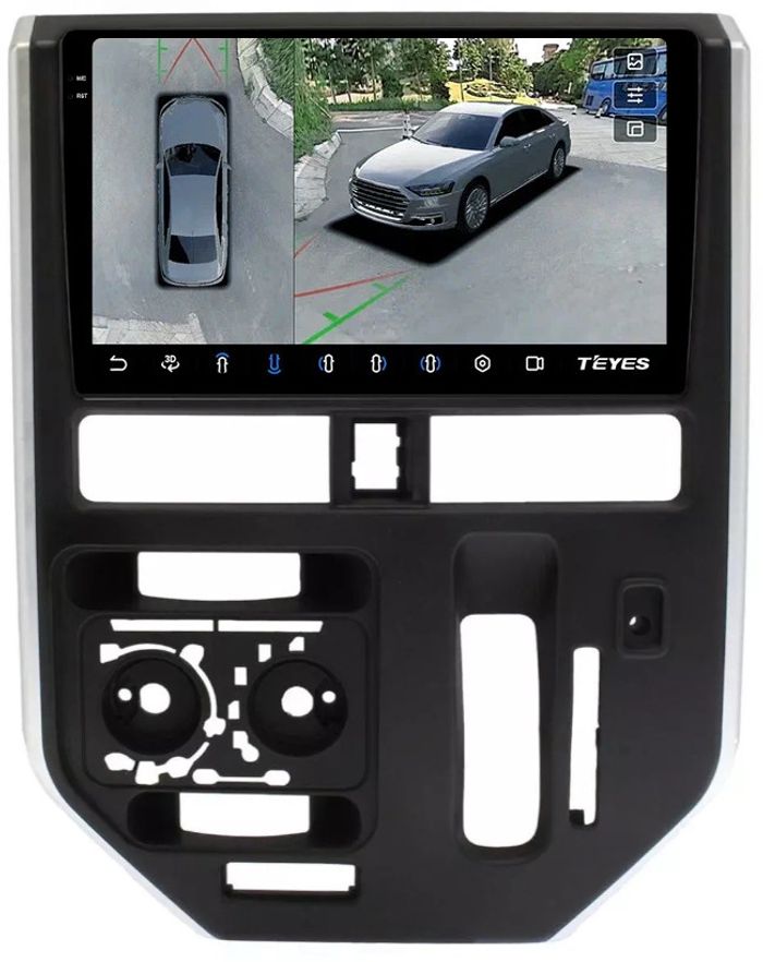 Магнитола для Toyota Tank, Roomy, Daihatsu Thor, Subaru Justy (2016-2020, кондиционер) - Teyes CC3-2K-360 на Android 10, 2K QLED, 6Гб+128Гб, CarPlay, 4G SIM-слот, 4 камеры в комплекте