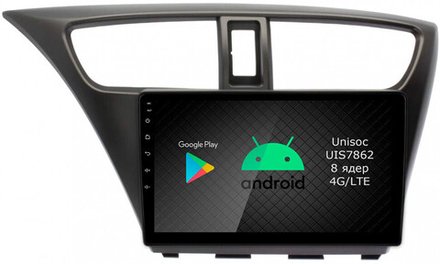 Магнитола для Honda Civic 9 2012-2015 (хэтчбэк) - Airok RI-1901 Android 12, ТОП процессор, 8/128Гб, SIM-слот