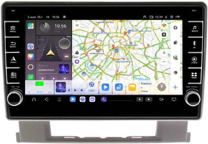 Магнитола для Opel Astra J 2010-2015 - Kuberg SF-9305 (кнопки и крутилки) Android 13, TS20, 6+128Гб, CarPlay, 4G SIM-слот