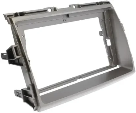 Магнитола для Toyota Estima 3 2006-2016 (без 360, рамка серая 9) - FarCar BX9-360-9574-9 монитор 9.5" 2K QLED на Android 13, 6Гб+128Гб, CarPlay, 4G SIM-слот, 4 камеры в комплекте