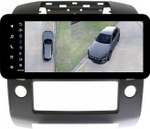 Магнитола для Nissan Navara D40 2004-2014 (кондиционер) - Teyes LUX ONE 360 монитор 12.3" 2K QLED на Android 10, 6Гб+128Гб, CarPlay, 4G SIM-слот, 4 камеры в комплекте