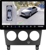 Магнитола для Subaru Impreza 2 GD GG 2002-2007 - Teyes CC3-2K-360 монитор 13" 2K QLED на Android 10, Быстрая, CarPlay, 4G SIM-слот, 4 камеры в комплекте