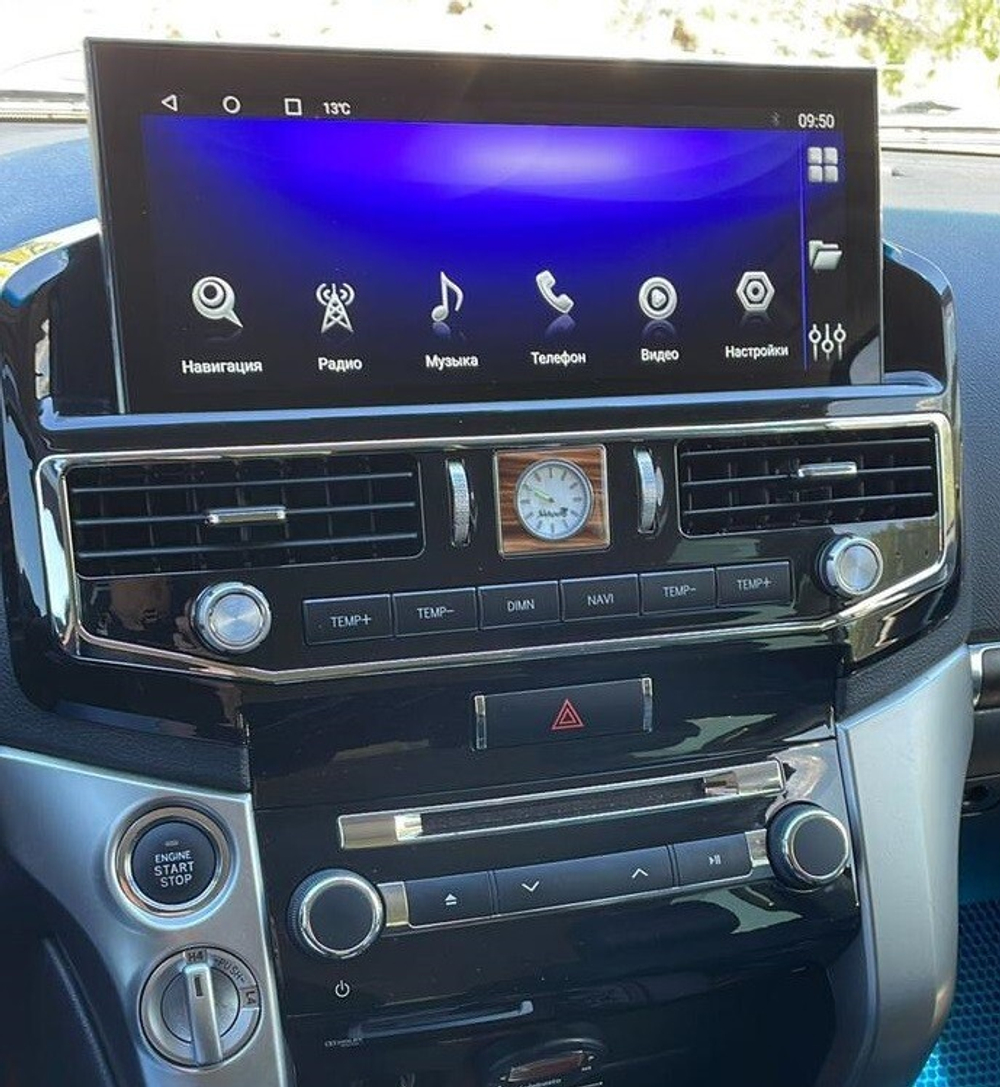 Магнитола для Toyota Land Cruiser 200 2007-2015 - Kuberg ZH-T1206 монитор 12.3", Android 12, 8Гб+128Гб, CarPlay, 4G SIM-слот