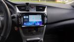 Магнитола для Nissan Sentra/Sylphy B17 2012-2023, Tiida 2015 (рамка с крутилками и кнопками) - CanBox 9-2508 Android 10, SIM-слот