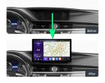 Магнитола для Lexus ES250 2012-2015 (взамен монохром экрана) - Kuberg SF-16ESL/KP-13-464-S10 монитор 13" 2K QLED на Android 12, Быстрая, CarPlay, 4G SIM-слот, джойстик в комплекте