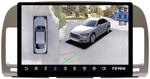 Магнитола для Toyota Camry 30 2001-2006 (рамка оливковая) - Teyes CC3-2K-360 монитор 13" 2K QLED на Android 10, Быстрая, CarPlay, 4G SIM-слот, 4 камеры в комплекте