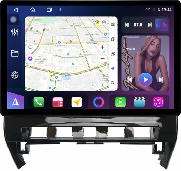 Магнитола для Nissan Serena C27 2019-2022 (рестайлинг) - FarCar BX877 монитор 13" 2K QLED на Android 13, TS10, 6+128, CarPlay, 4G SIM-слот