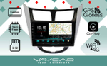 Магнитола для Hyundai Solaris (рамка серебристо-черная) 2010-2016 - Vaycar VA23-0067 на Android 13, 8-ядер, 4G SIM-слот