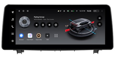 Магнитола для BMW X1 (F48) 2015-2017 NBT - Teyes LUX ONE монитор 12.3" на Android 10, CarPlay, 4G SIM-слот, 6/128ГБ