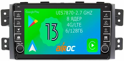 Магнитола для KIA Mohave 2008-2017 - Airoc AB-2315 (кнопки и крутилки), Android 13, TS20, 6/128Гб, SIM-слот, CarPlay