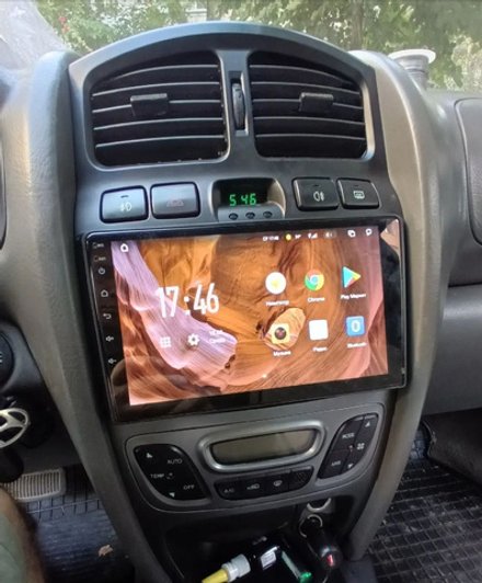 Магнитола для Hyundai Santa Fe 2000-2013 - Teyes CC3 Android 10, ТОП процессор, 4/32 Гб, CarPlay, SIM-слот