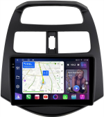 Магнитола для Chevrolet Spark M300 2009-2025+, Ravon R2 - FarCar BM3039M монитор 9.5" QLED на Android 14, TS10, 4+32Гб, CarPlay, 4G SIM-слот