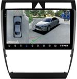 Магнитола для Audi A6 C5 2001-2004 - Teyes CC3-2K-360 на Android 10, 2K QLED, 6Гб+128Гб, CarPlay, 4G SIM-слот, 4 камеры в комплекте